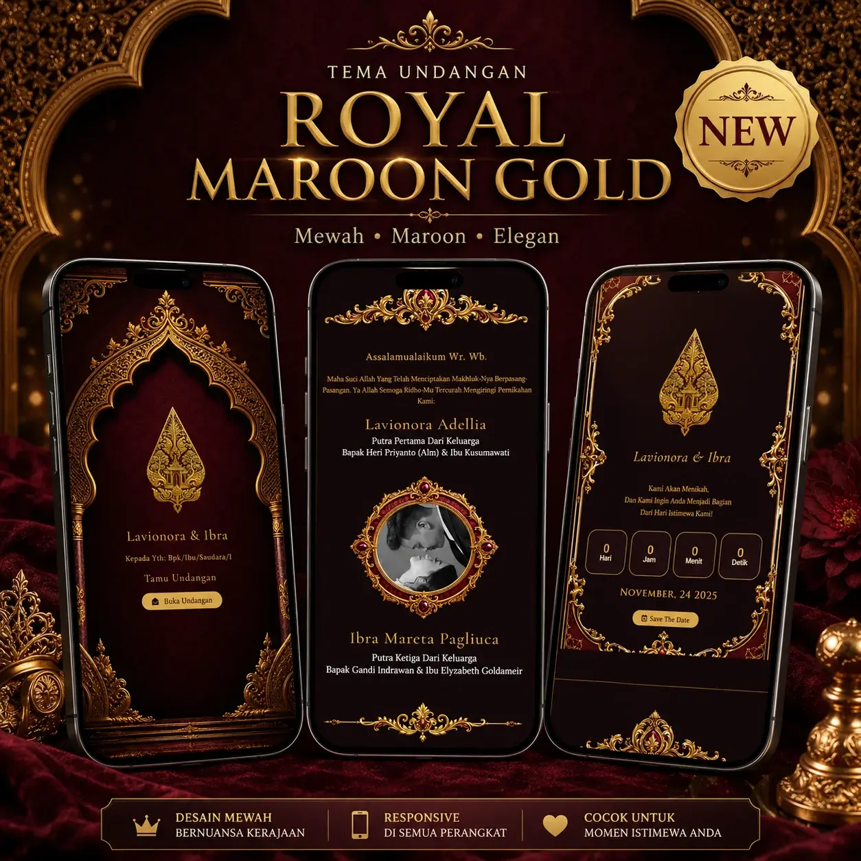 ROYAL MAROON GOLD